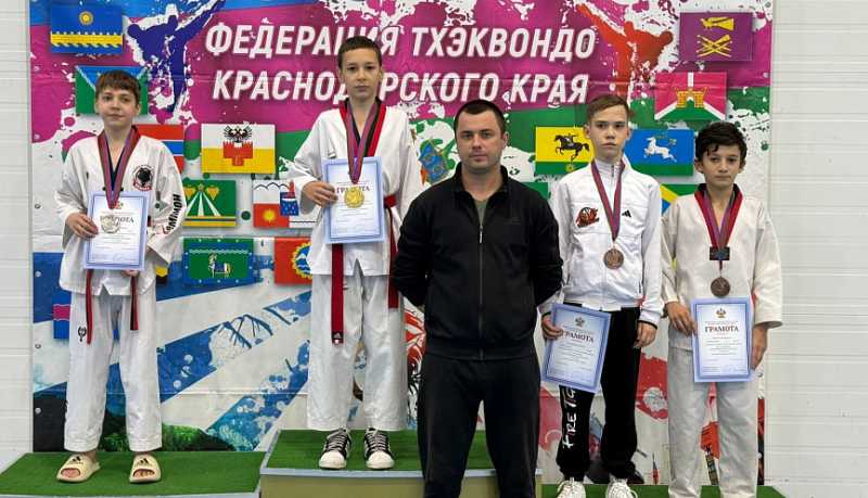 Новороссийские спортсмены завоевали награды на первенстве края по тхэквондо