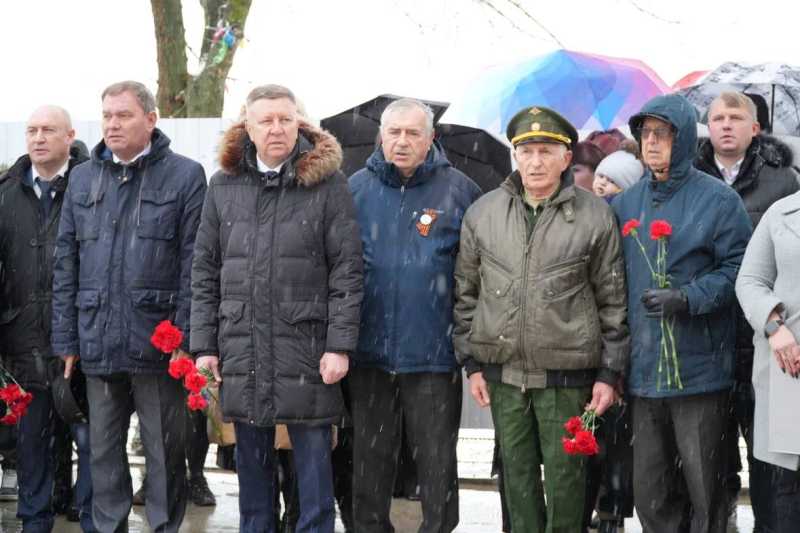 В Крымском районе открыли аллею памяти героев – участников специальной военной операции