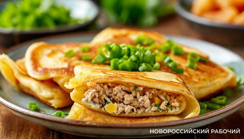 Фаршированные блинчики с тунцом и компанией. Голодным не останешься!