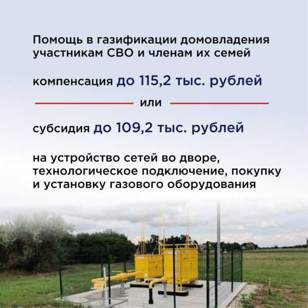 Меры поддержки участников специальной военной операции