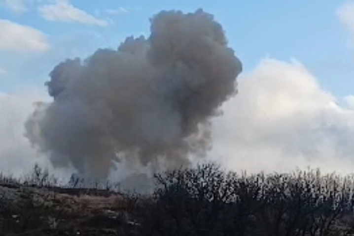 На полигоне Раевском под Новороссийском уничтожена авиабомба времен Великой Отечественной войны