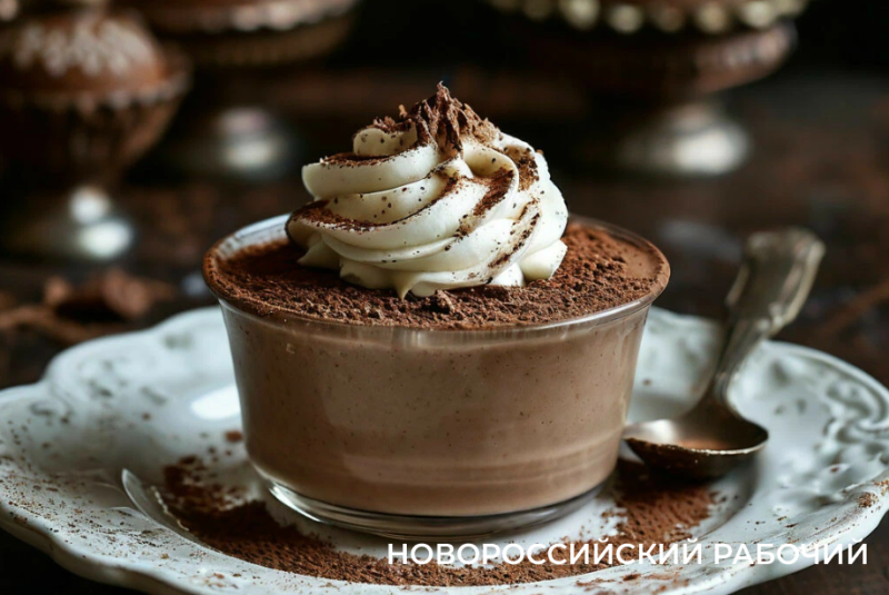 Шоколадно-яблочный десерт – легкий и быстрый в приготовлении