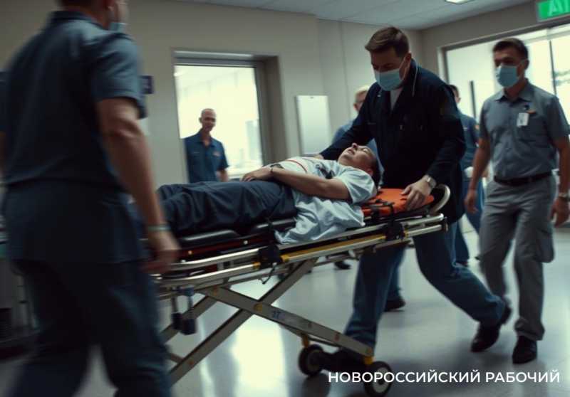 В Новороссийске кабина КамАЗа чуть не убила человека