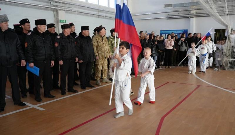 В Новороссийске состоялась торжественная церемония присвоения спортивному комплексу имени Героя Российской Федерации Гавриленко Владимира Сергеевича