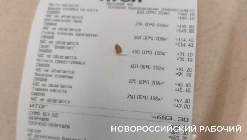 В Новороссийске выстраиваются очереди за «остатками роскоши» в полцены