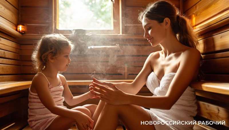 В Новороссийске жители от мороза спасаются в бане