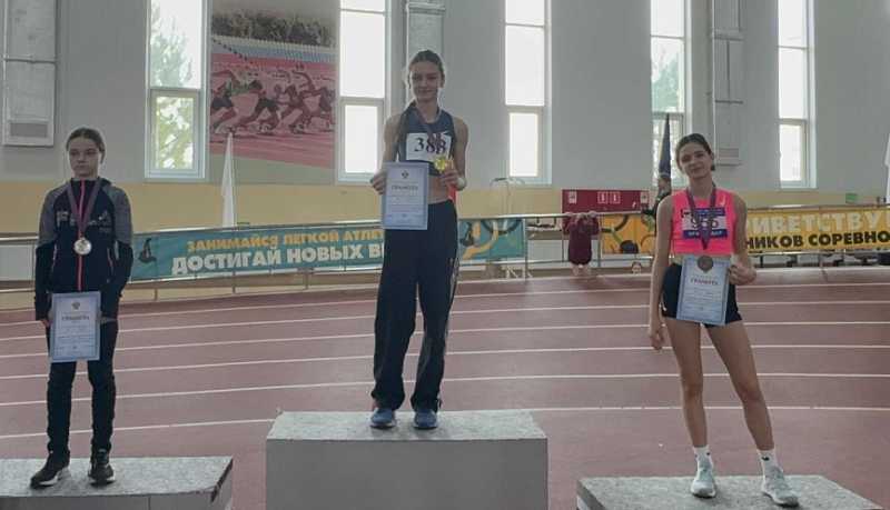 Новороссийские легкоатлеты завоевали медали на Первенстве Краснодарского края в помещении