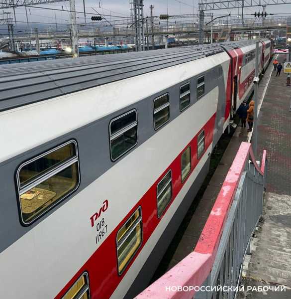 В Новороссийск из столицы через день будет приходить двухэтажный поезд