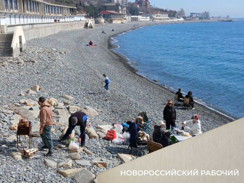 В Новороссийске открыли сезон пикников на берегу моря