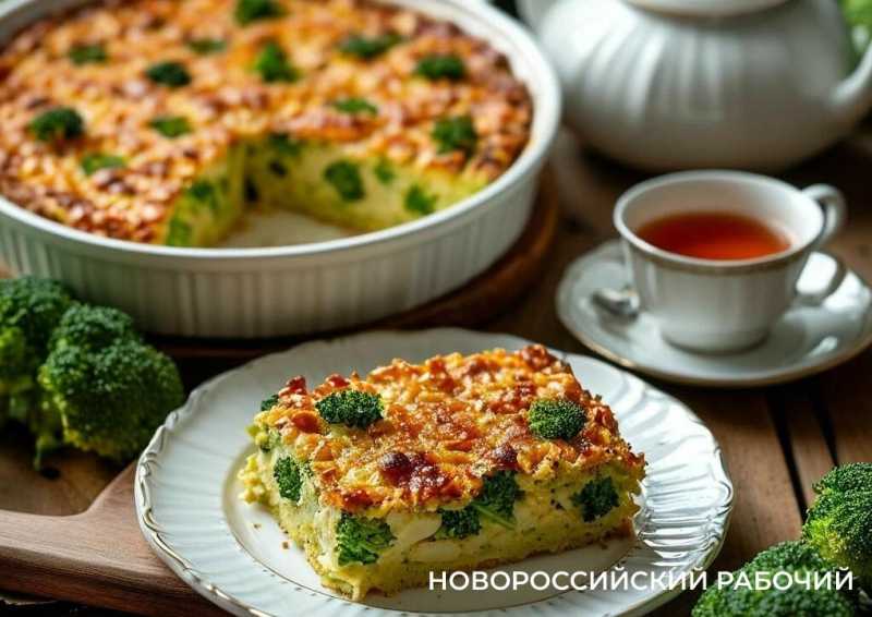 Зеленая рыбная запеканка