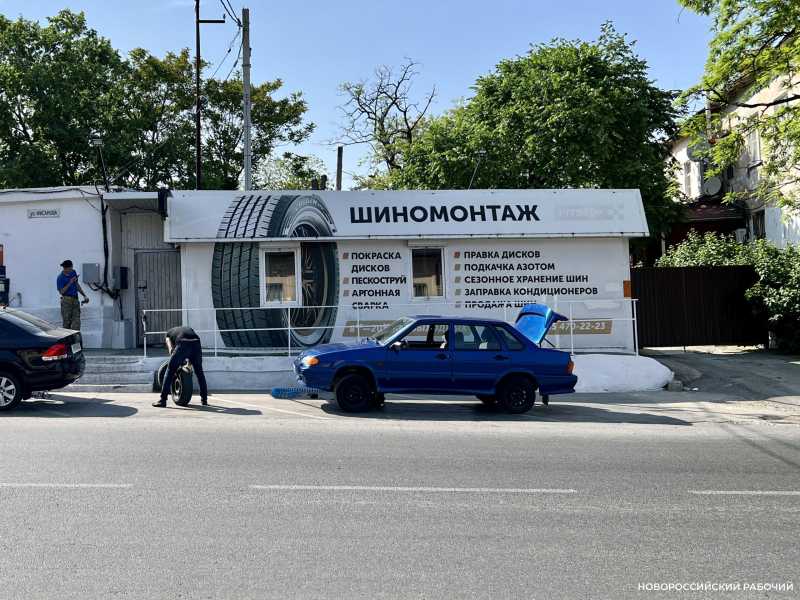В Новороссийске поймали похитителя б/у колес