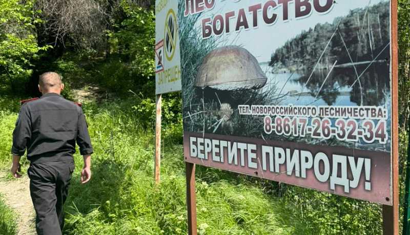На охране леса: казаки Абрау-Дюрсо принимают участие в противопожарных рейдах