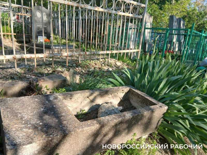 В Новороссийске Мефодиевское кладбище встречает сиренью