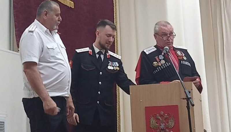 В Раевском станичном казачьем обществе Новороссийского РКО отчитались о проделанной работе
