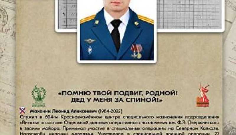 Всероссийский проект Комитета семей воинов Отечества «Помню твой подвиг, родной! Дед у меня за спиной!»