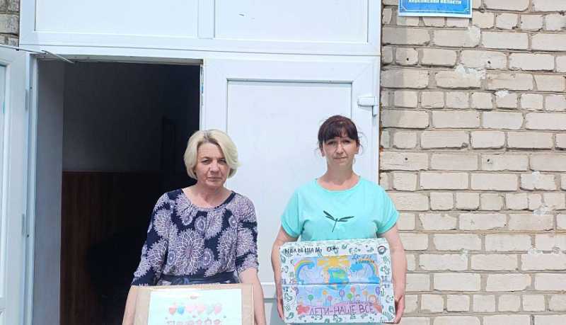 Пенсионеры и дети Херсонской области благодарят новороссийцев за гуманитарную помощь