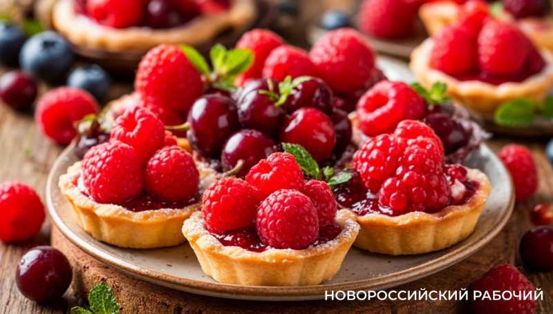 Нежные тарталетки с ягодами и кремом: изысканный десерт для особого случая!