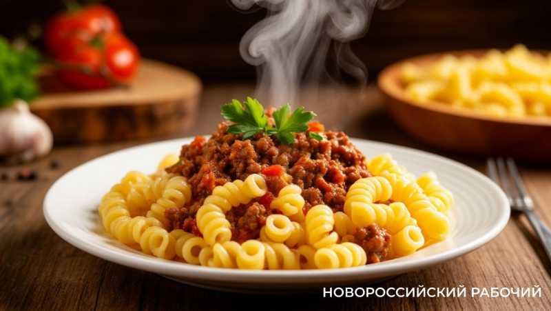 Рецепт сытных макаронов с мясом – простой и вкусный обед