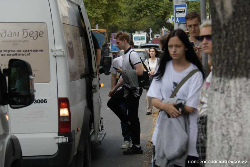 В Новороссийске маршрутки поедут по новым маршрутам