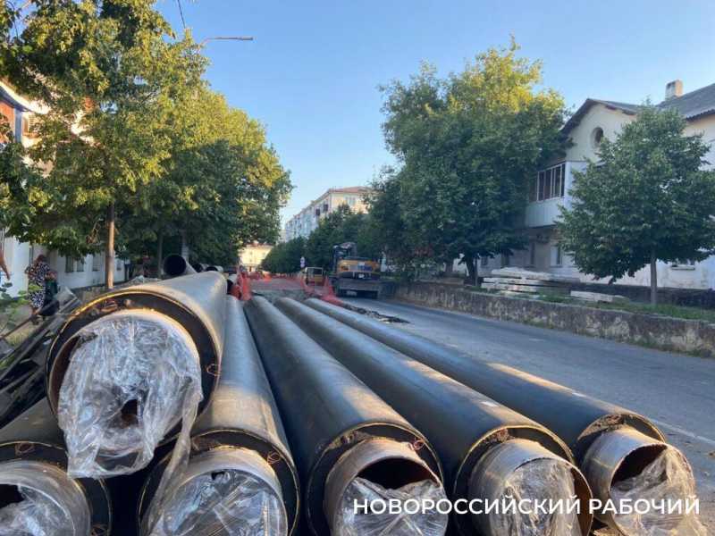 В Новороссийске перерыта улица Суворовская. С проездом все сложно