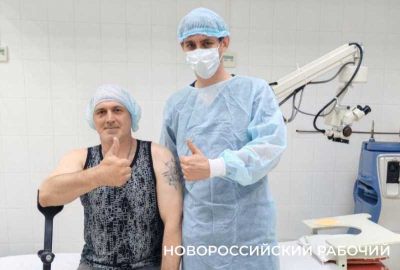 В Новороссийске после боевой травмы вернули зрение участнику СВО