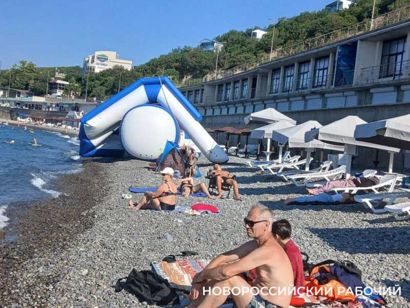 Вода в море Новороссийска уже начинает нагреваться