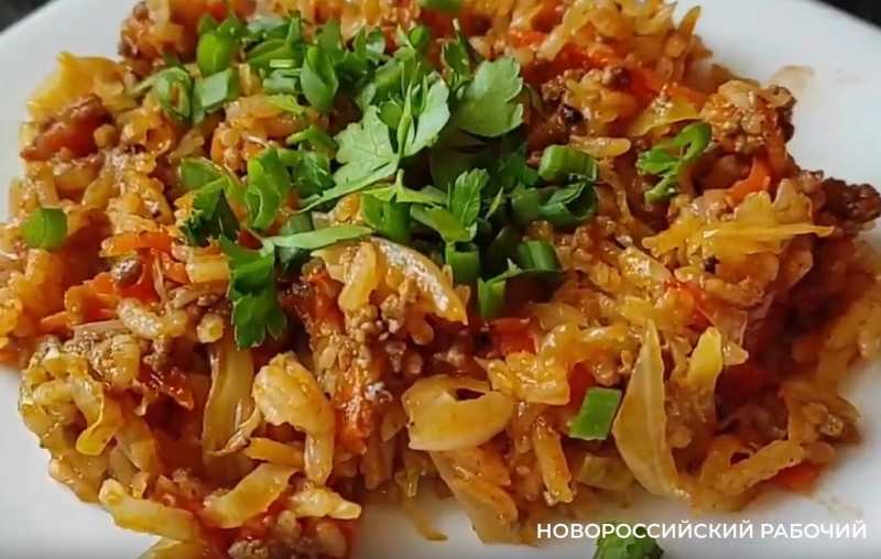 Быстро накормить все семью! Рецепт ленивых голубцов