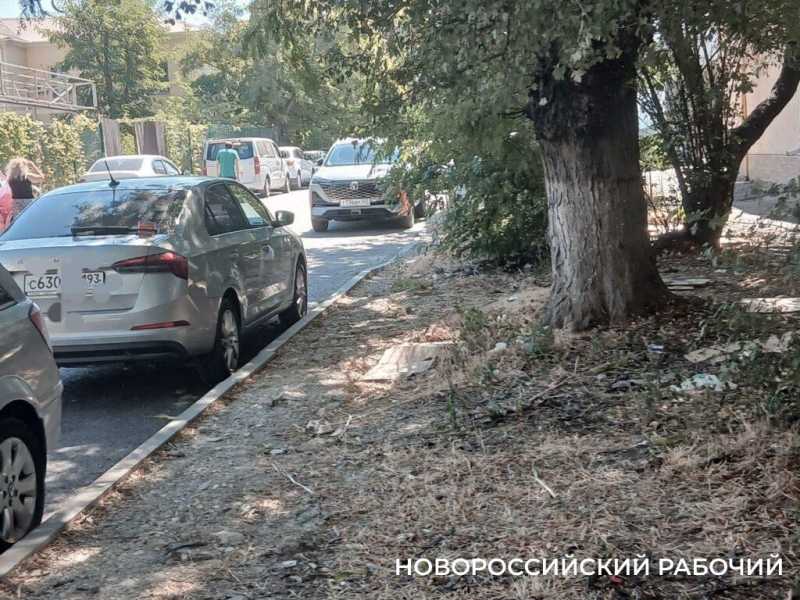 Центральная улица Новороссийска захламлена коробками и бутылками из-под водки
