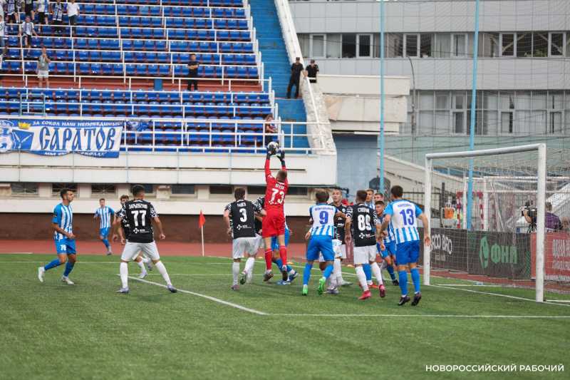 Новороссийский &laquo;Черноморец&raquo; сыграл вничью 1:1 на выезде против &laquo;Сокола&raquo;