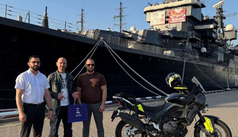 В городе-герое Новороссийске финишировал федеральный патриотический культурно-патриотический мотомаршрут 