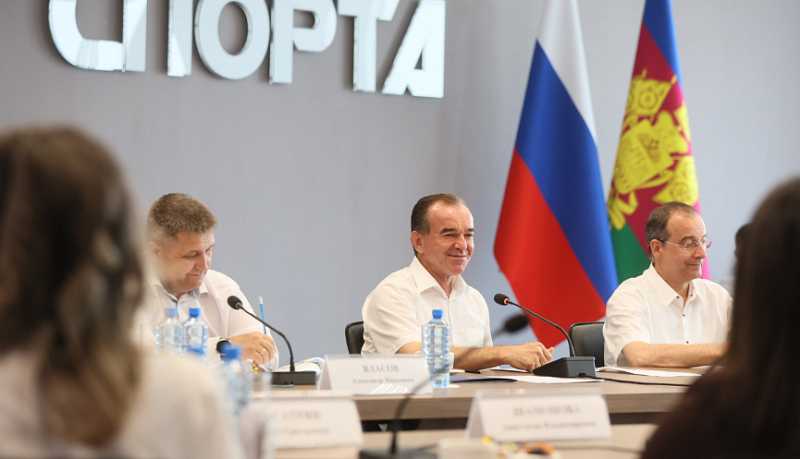 Вениамин Кондратьев встретился со спортивной общественностью Краснодарского края