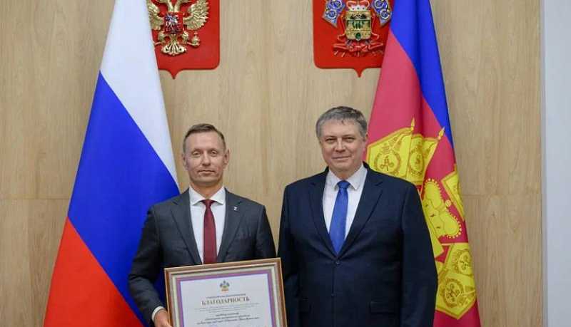 Андрей Кравченко: Новороссийск подтвердил звание индустриального флагмана Краснодарского края