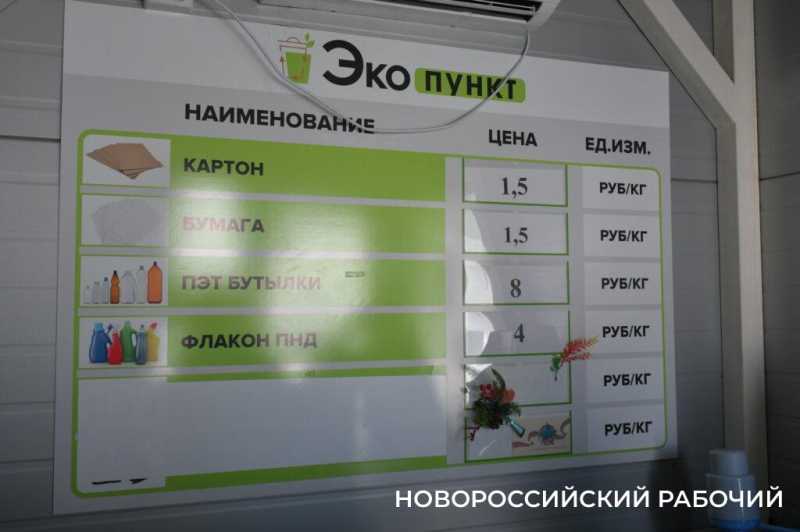 Мусор теперь можно продать. В Новороссийске снова работает экопункт
