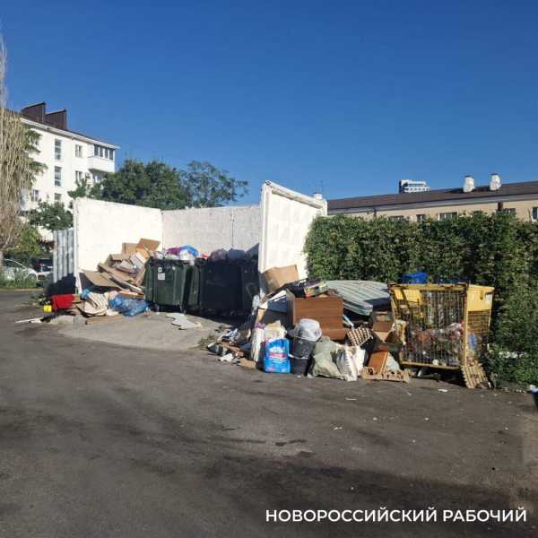 Новороссийцы не знают кого просить, чтобы вывезли мусор