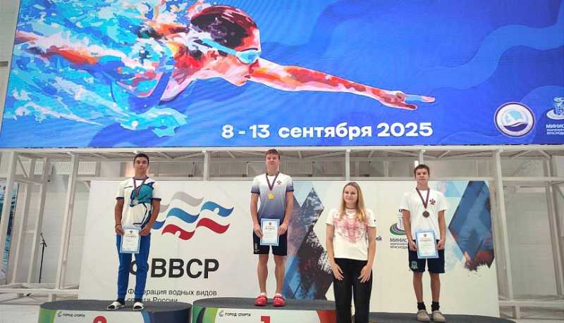 Новороссийские спортсмены стали серебряными призерами первенства Краснодарского края по плаванию