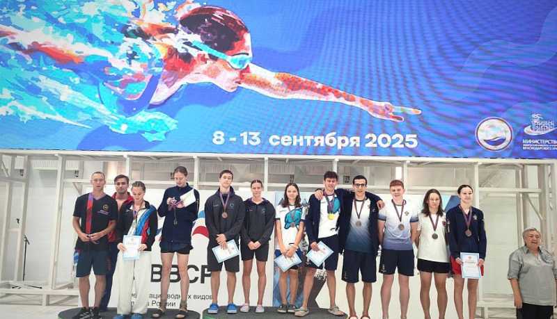 Новороссийские спортсмены стали серебряными призёрами Чемпионата Краснодарского края по плаванию