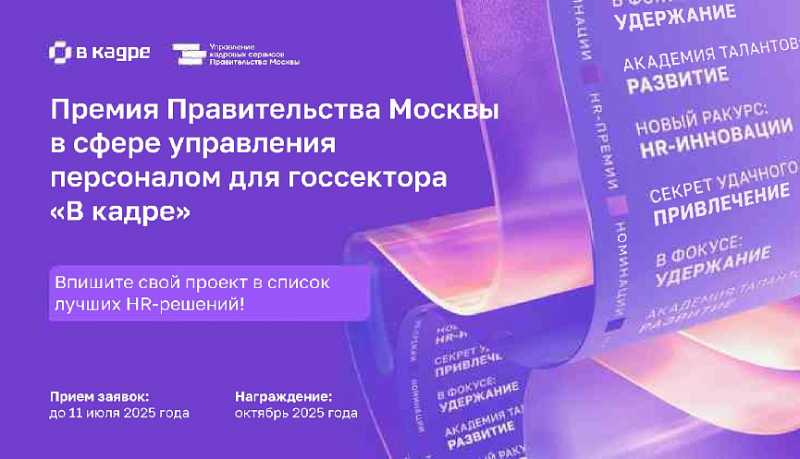 Проект управления кадровой политики администрации Новороссийска вошел в число финалистов премии &laquo;В кадре&raquo;