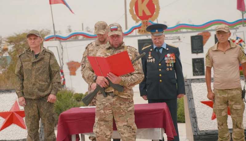 В учебном центре &laquo;Кубань&raquo; провели церемонию отправки казаков в зону СВО