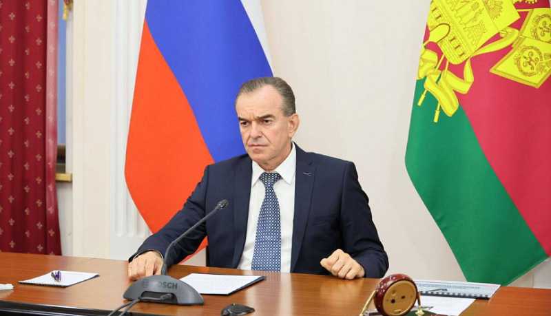 Вениамин Кондратьев встретился с председателем избирательной комиссии Краснодарского края Алексеем Черненко