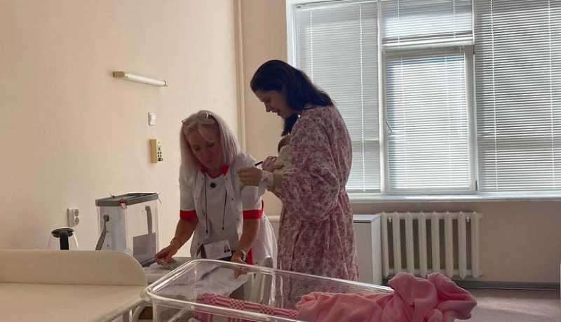 За себя и за своего малыша: в перинатальном центре Новороссийска прошло голосование