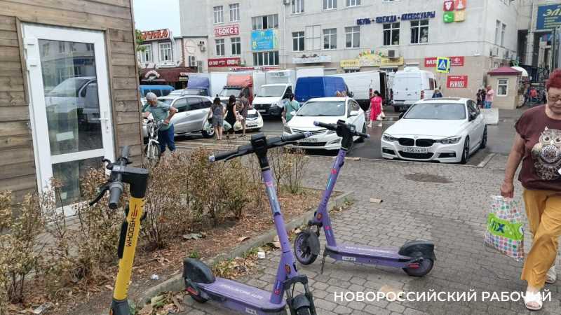Замглавы Новороссийска попросил присылать ему фото брошенных самокатов