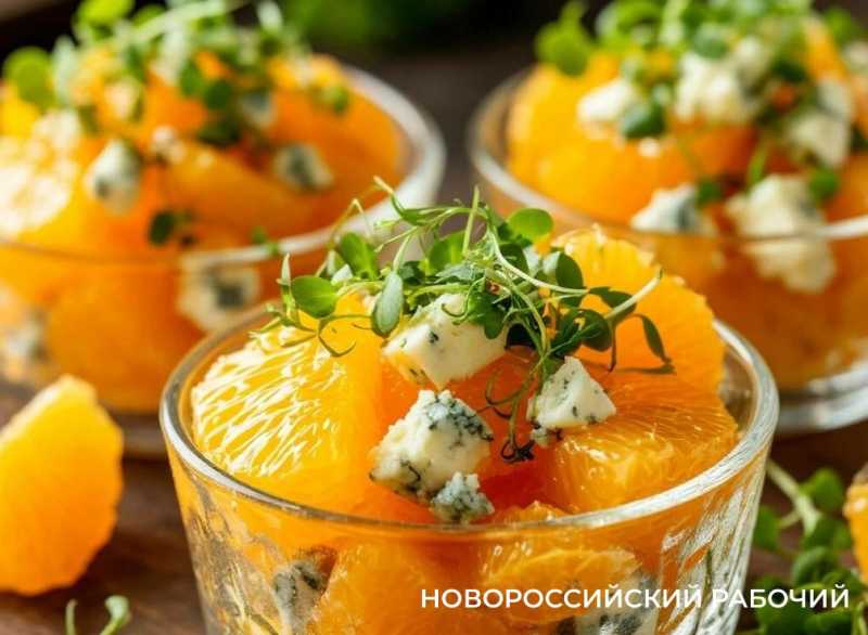 Апельсиновый салат для гурманов&nbsp;