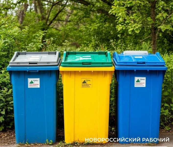 Для раздельного сбора мусора в Новороссийске определили 24 площадки