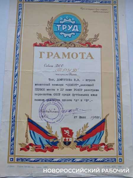 &laquo;Футбольная молодежка в Новороссийске начиналась с нас!&raquo; Вспоминает игрок легендарного &laquo;Цемента&raquo;