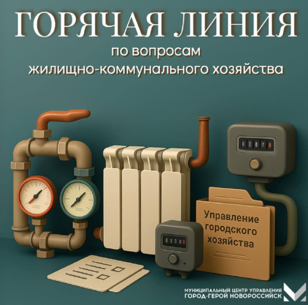 «Горячую линию» по вопросам жилищно-коммунального хозяйства 24 октября проведет замглавы Новороссийска Рафаэль Бегляров