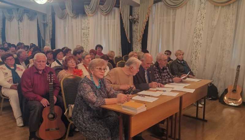 Новороссийские активисты Местного отделения ООО «Союз пенсионеров России» блистательно выступили на фестивале авторской песни и поэзии «Серебряное перо»