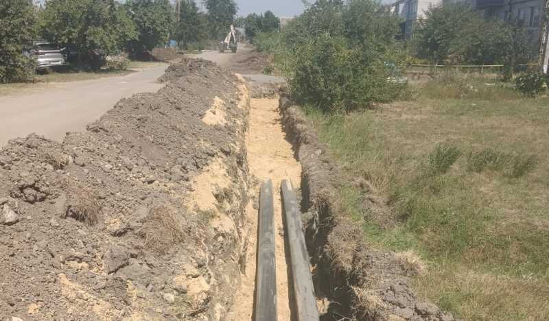 В Красноармейском районе обновили систему водоотведения