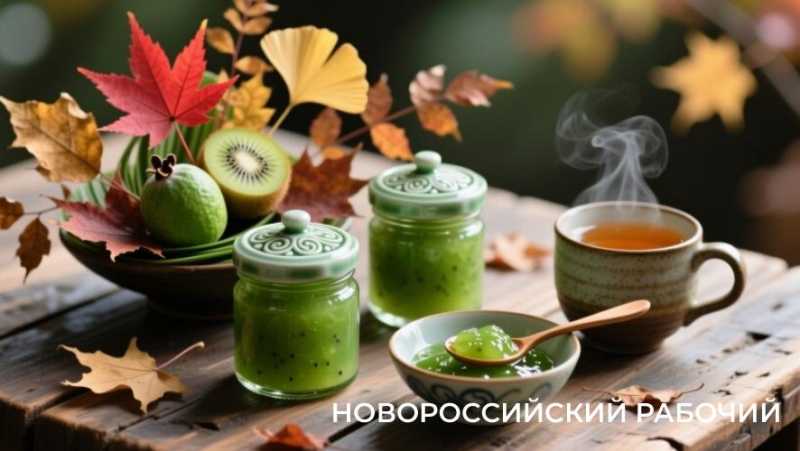 Витаминное варенье из фейхоа и киви