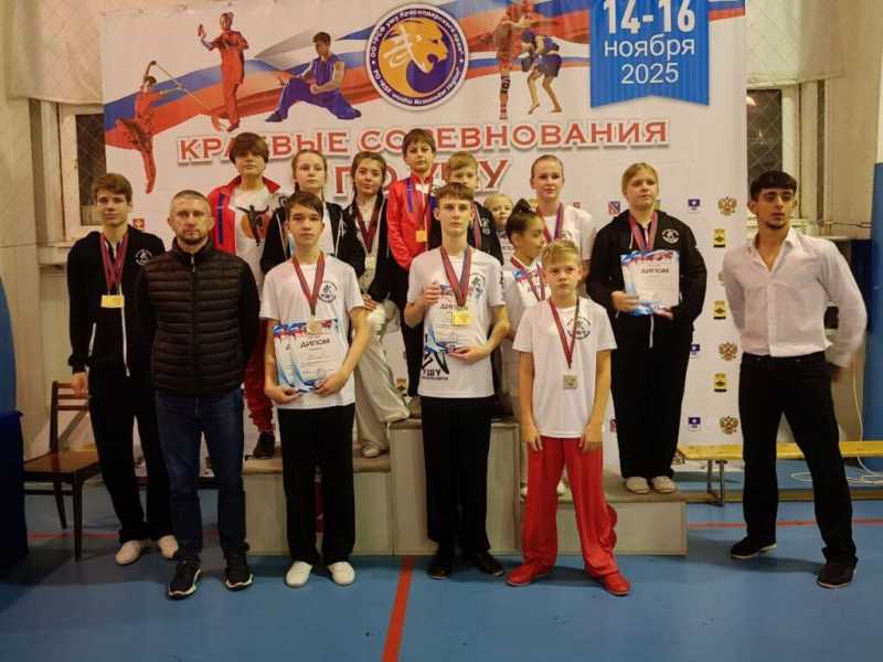 45 золотых медалей завоевали новороссийские ушуисты