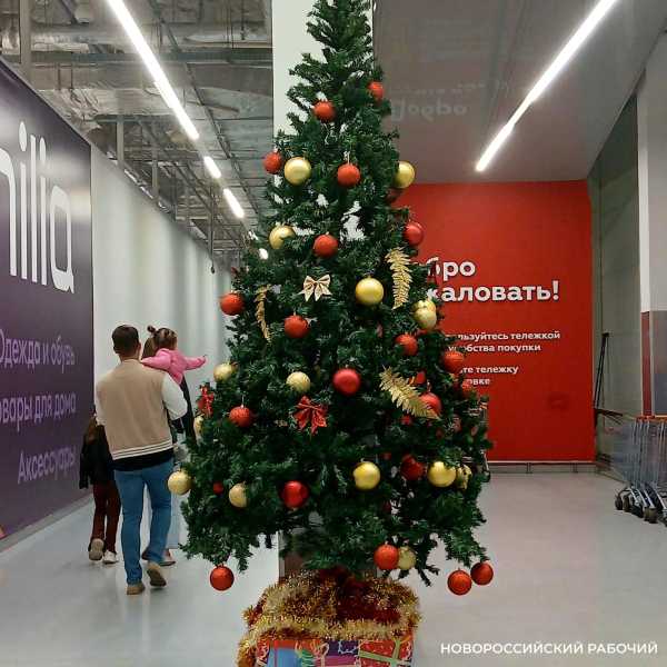 До Нового года &mdash; совсем ничего! Магазины Новороссийска ставят новогодние елки